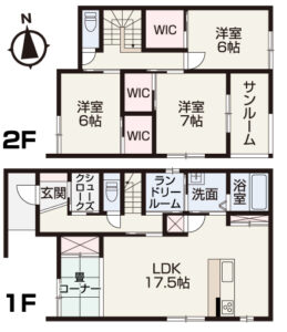 岡山市東区益野町　新築建売住宅　2997万円　フラワーホーム㈱